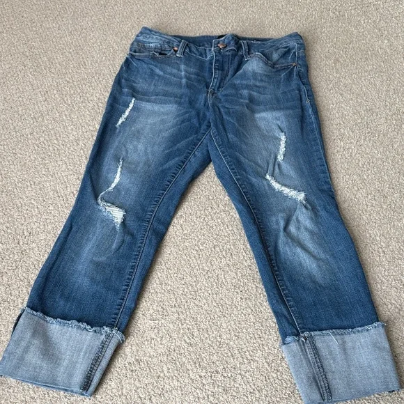 1822 Denim Blue Ankle & Cropped Jeans - Picture 1 of 5